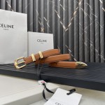 CELINE WESTERN medium belt in smooth calfskin