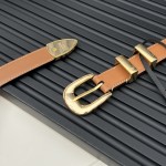 CELINE WESTERN medium belt in smooth calfskin