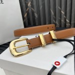 CELINE WESTERN medium belt in smooth calfskin