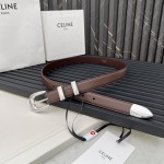 CELINE WESTERN medium belt in smooth calfskin