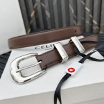 CELINE WESTERN medium belt in smooth calfskin