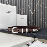 CELINE WESTERN medium belt in smooth calfskin