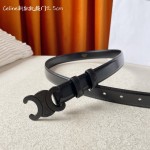 CELINE new leather Arc de Triomphe buckle ladies belt