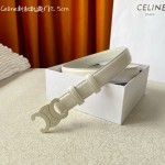 CELINE new leather Arc de Triomphe buckle ladies belt