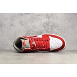 Air Jordan AJ1 MID mid-top yellow and red