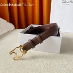 CELINE new leather Arc de Triomphe buckle ladies belt