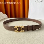 CELINE new leather Arc de Triomphe buckle ladies belt