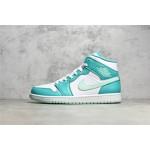 Air Jordan AJ1 MID mid-top yellow and red