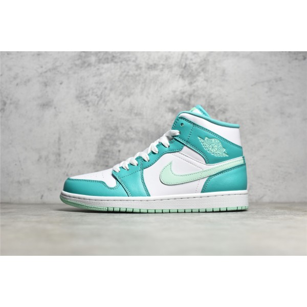 Air Jordan AJ1 MID mid-top yellow and red