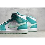 Air Jordan AJ1 MID mid-top yellow and red