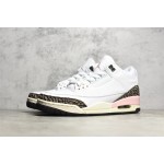 Air Jordan 3 Retro "Dark Mocha" Sakura White Brown Pink