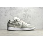 Air Jordan AJ1 Low Low Top Grey and White