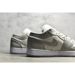 Air Jordan AJ1 Low Low Top Grey and White