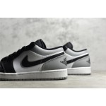 Air Jordan 1 Grey and Black Low Top
