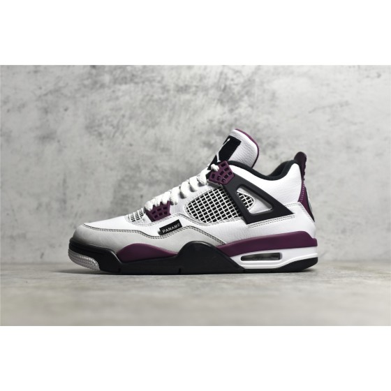 Air Jordan 4 Retro "PSG" Grand Paris Bordeaux White Purple