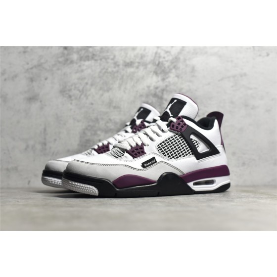 Air Jordan 4 Retro "PSG" Grand Paris Bordeaux White Purple