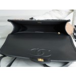 𝗖𝗛𝗔𝗡𝗘𝗟✦ Woven in tweed 𝟮𝟮k Premium Handmade Workshop Black Tweed Shoulder Bag 🖤🤍