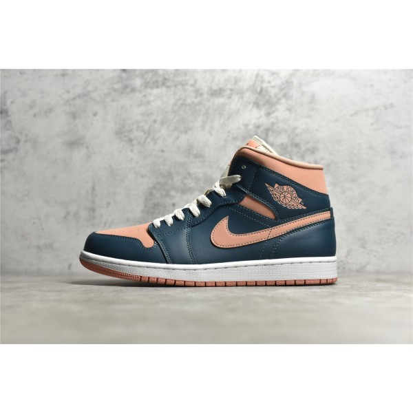 Air Jordan 1 MiD Blue Orange