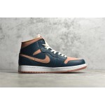Air Jordan 1 MiD Blue Orange