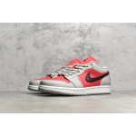 Air Jordan 1 grey and black powder low top