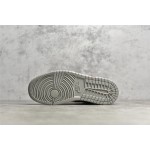 Air Jordan 1 grey and black powder low top