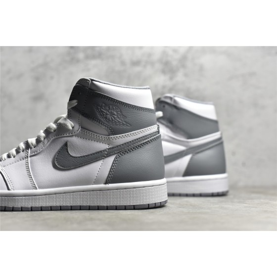 Air Jordan 1 AJ1 White Grey