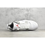 Air Jordan 4 Retro White Grey