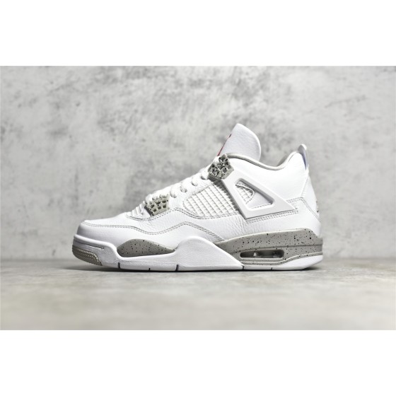 Air Jordan 4 Retro White Grey