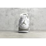 Air Jordan 4 Retro White Grey