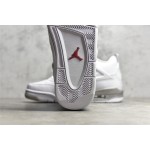Air Jordan 4 Retro White Grey