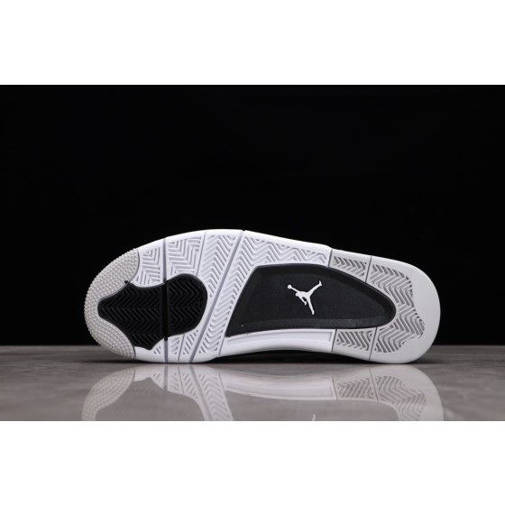 Air Jordan 4 "Military Black" grey and black patchwork