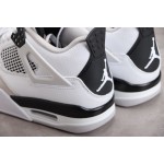 Air Jordan 4 "Military Black" grey and black patchwork