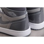 Air Jordan 1 Zoom CMFT AJ1 Joe 1 Patent Leather Grey