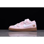 Air Jordan 1 Low Small OW Drawstring Bear Pink