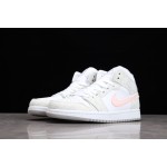 Air Jordan 1 Mid white and grey powder