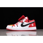Air Jordan 1 Low "Chicago" White Red Deconstructed Chicago
