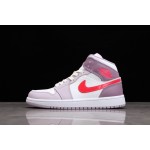 Air Jordan AJ1 Mid "Valentine Day" Purple Pink
