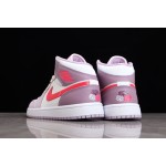 Air Jordan AJ1 Mid "Valentine Day" Purple Pink