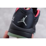 Air Jordan AJ5 Retro Low "CNY" Chinese New Year Black Red Silk Jade Luminous Tear