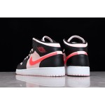 Air Jordan 1 Mid Black Pink