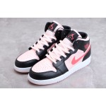 Air Jordan 1 Mid Black Pink