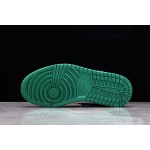 Air Jordan 1 Low AJ1 White Green colourway deconstructed