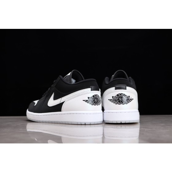 Air Jordan 1 Low Black and White Laser