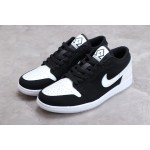 Air Jordan 1 Low Black and White Laser
