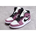 Air Jordan 1 Mid White Burgundy