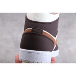 Air Jordan 1 Mid AJ1 Joe 1 Beige Brown