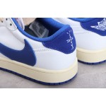 Air Jordan 1 Low Lightning Milk White Treasure Blue Barbecuec