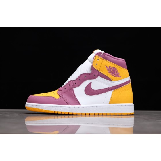 Air Jordan 1 White Purple Gold
