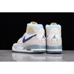 Air Jordan Legacy 312 beige and white blue