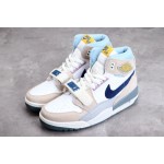 Air Jordan Legacy 312 beige and white blue